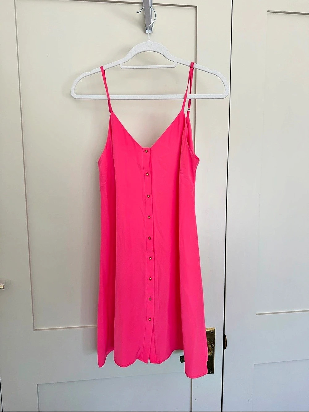 Amanda Uprichard Silk Mini Dress in Pink Like New